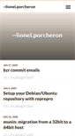 Mobile Screenshot of porcheron.info